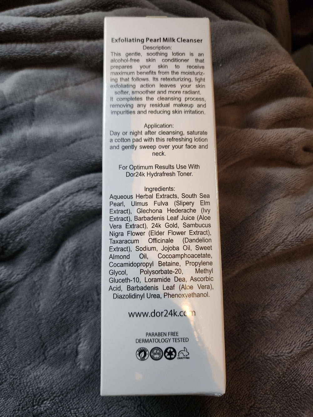 D'OR24K Prestige Exfoliating Pearl Milk Cleanser - Picture 3 of 4